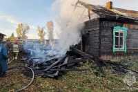 Жилой дом сгорел в селе Аскизского района