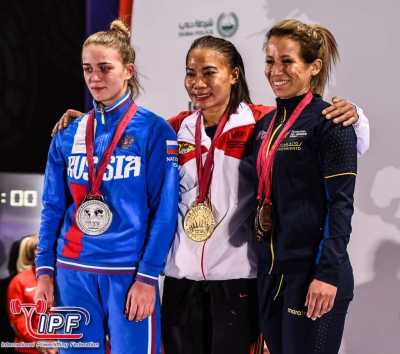 Даниела Колесник завоевала серебро чемпионата мира по пауэрлифтингу