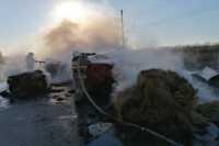 В Хакасии горели бани, сено и жилые дома