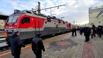 В Воронежскую область прибыл первый поезд с беженцами из Донбасса