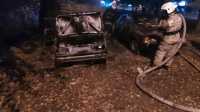 В Абакане сгорели два автомобиля