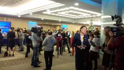 Журналисты из Хакасии готовятся к пресс-конференции президента России