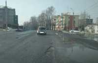В Абакане дороги тают вместе со снегом