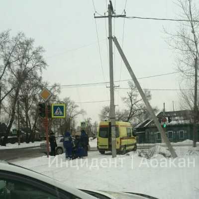 В столице Хакасии на перекрестке сбили пешехода