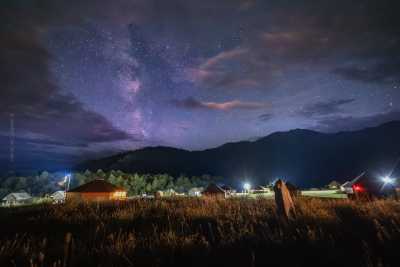 Уникальный звездный дождь можно наблюдать в небе над Хакасией