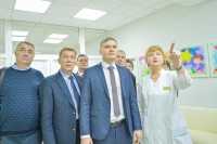 Сегодня глава Хакасии Валентин Коновалов посетил с рабочим визитом Саяногорск