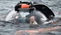 Путин спустился в батискафе к месту гибели подлодки