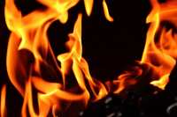 Сельские добровольцы тушили пожар в Хакасии