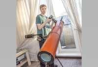 Телескоп из подручных материалов собрал школьник в Абакане
