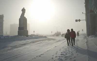 В Сибири выпал первый снег