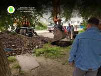 Борьбу с многолетними лужами ведут в городе Хакасии