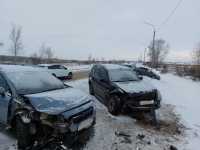 Три машины столкнулись на трассе Абакан - Минусинск