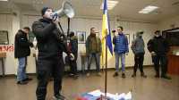 В Киеве националисты разгромили представительство Россотрудничества