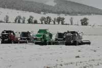 Снег угрожает уборочной кампании в Хакасии
