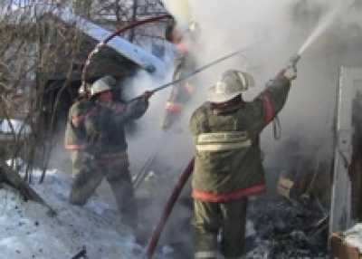 В Саяногорске потушили пожар
