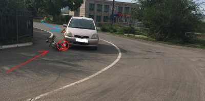 В Хакасии велосипедист врезался в &quot;Витц&quot;
