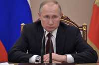 Трансляция обращения Владимира Путина к населению из-за ситуации с коронавирусом