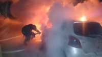 Ночной пожар в Абакане тушили 13 огнеборцев