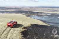 Сезон степных пожаров начинается в Хакасии
