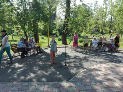 В парке «Орлёнок» звучали стихи о Великой Отечественной войне