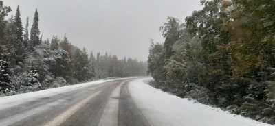 На трассе до Красноярска стало опасно - снег