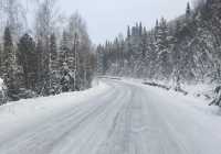 Дорожники в Хакасии оперативно ликвидировали последствия снегопада