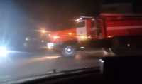 В Черногорске пожарная машина ехала на вызов и попала в ДТП
