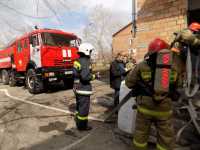 Пожарные Хакасии отрепетировали возгорание в больнице