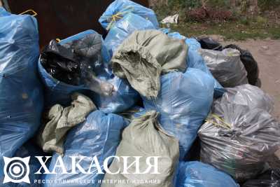 В Хакасии овраг очистили от мусора
