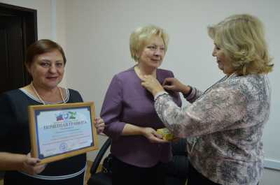Ольга Левченко удостоена почетного знака от Всероссийской организации &quot;Матери России&quot;