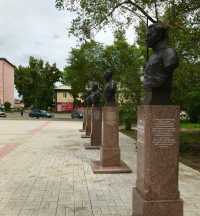 В Черногорске установили восемь бюстов землякам - Героям Советского Союза
