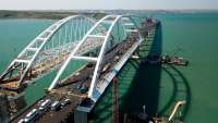 Путин примет участие в открытии автомобильной части моста в Крым