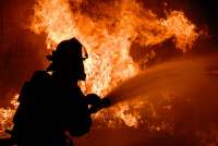 В Хакасии сгорел дом на площади более 100 кв.м.