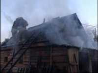 Огонь пришёл в двухквартирный дом к жителям Хакасии