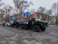 Автопробег, посвященный Дню Победы, стартовал в Хакасии