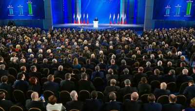 Ежегодное послание Президента РФ Владимира Путина Федеральному Собранию