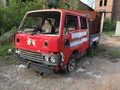 В Черногорске школьники устроили грузовичку жёсткий тест-драйв