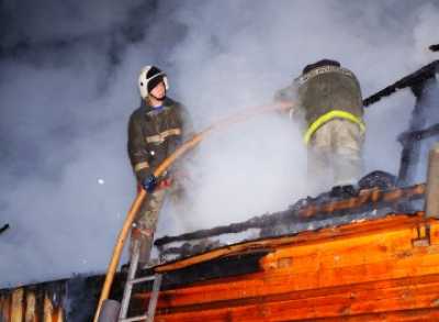 В Хакасии на пожаре погибли мужчина и женщина