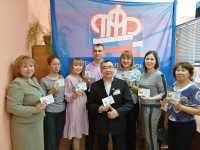 В Хакасии специалисты Пенсионного фонда сдают нормативы ГТО