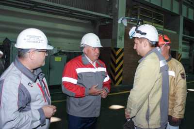 Глава Хакасии осмотрел новый литейный комплекс алюминиевого завода в Саяногорске