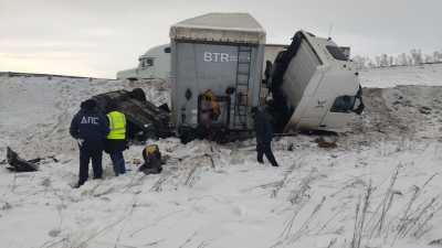 Лексус под фурой: смертельное ДТП произошло на автодороге «Абакан – Красноярск»