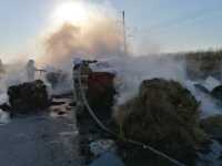 Дом, сено и мусор тушили пожарные Хакасии