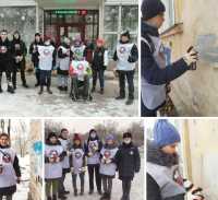 Волонтеры закрасили около 100 опасных надписей в Черногорске