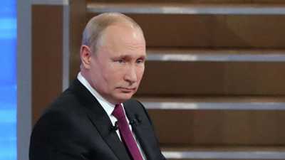 Прямая линия с Владимиром Путиным - вопрос о санкциях