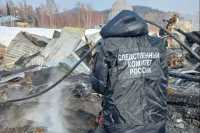 Мать с сыном погибли на пожаре в Орджоникидзевском районе