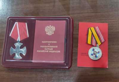 Мобилизованные из Хакасии участники СВО получили боевые награды