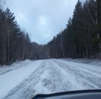 Вниманию водителей Хакасии: трассу на Красноярск засыпало снегом