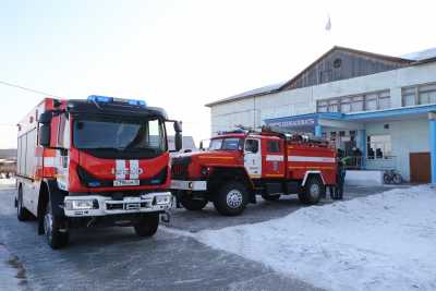 В Хакасии пожарные провели тренировку на территории школы