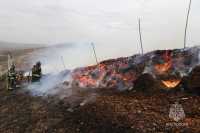 Серьезный ландшафтный пожар сдержали абаканские огнеборцы