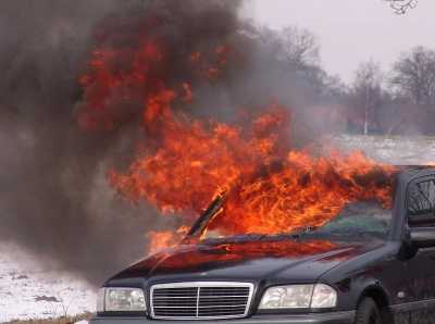 За день в Абакане горело два авто